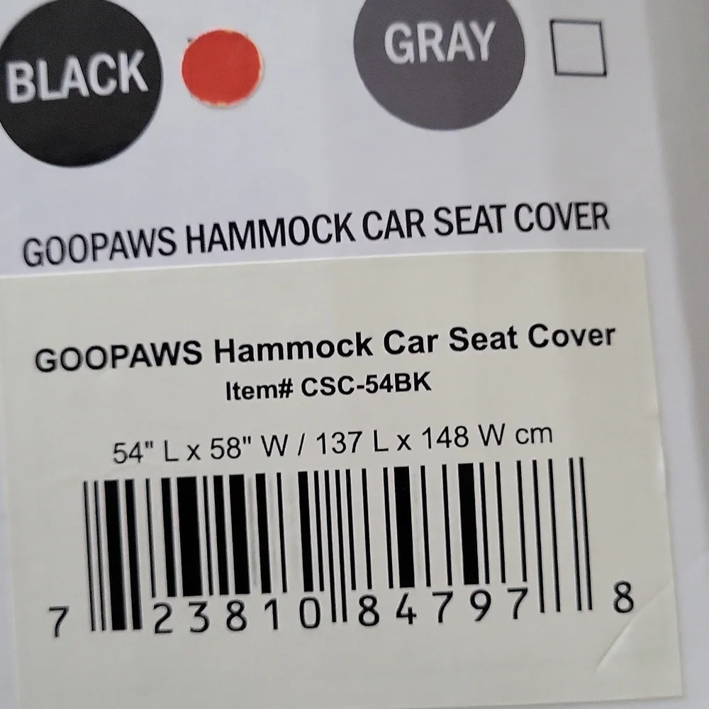 Car Seat Cover Hammock Pets, Dog hair New